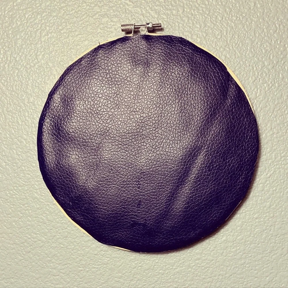 Feather, punch needle, wall art!!